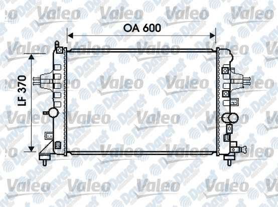 VALEO 734382 Su Radyatoru Opel Astra H Zafira Ii 1.6 1.8